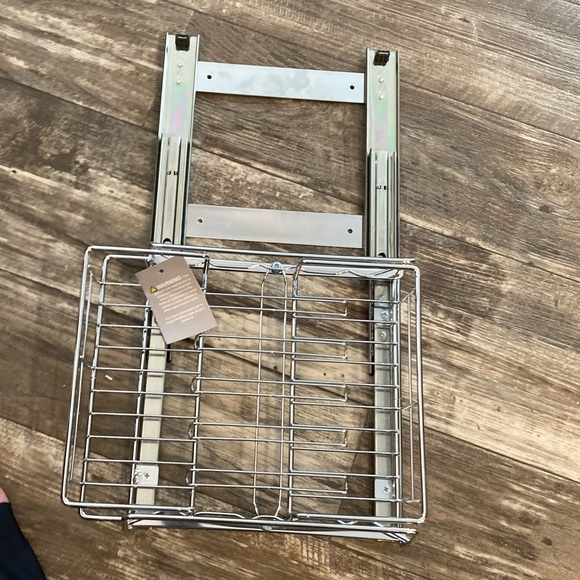 Pop-It Set of 2 Small Adjustable Sliding Cabinet Organizers. expandable - Picture 5 of 8